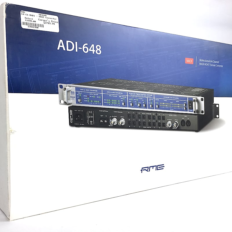 RME ADI-648 Bidirectional MADI / ADAT Digital Format Converter | Reverb