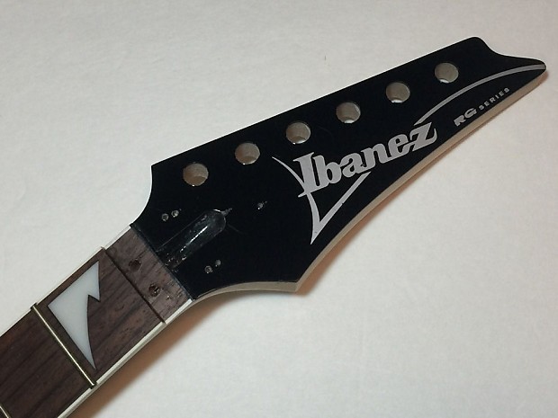 GUITAR NECK - IBANEZ Wizard II - RG370DX - Black - White Binding