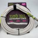 Ernie Ball PO6047 20 foot Straight UltraFlex Instrument Cable White