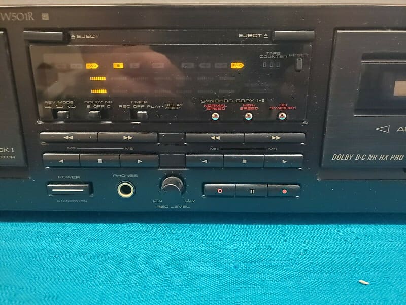 2024 Pioneer CT-W501R Stereo Double Cassette Deck (NOT WORKING)