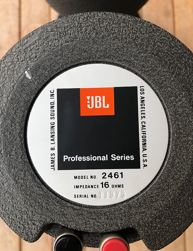 JBL 2461 High-Comp Drivers with JBL 2301 Potato Masher Horns: EXCELLENT