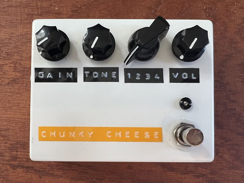 OLC Chunky Cheese fuzz pedal (Big Cheese clone) 2010s White Reverb