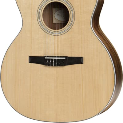 Taylor 214ce-N Nylon Rosewood Grand Auditorium Classical Acoustic-Electric Guitar (with Gig Bag) image 2