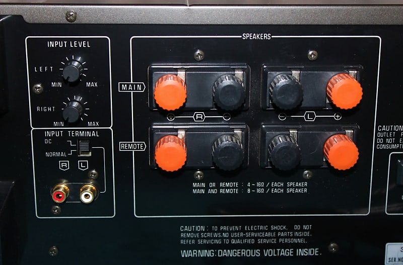 Technics SE-A70 Stereo DC Power Amplifier | Reverb