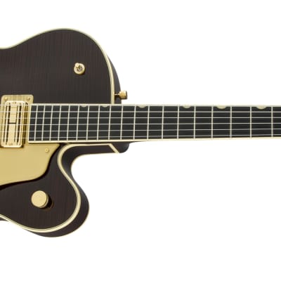 GRETSCH - G6122T-59 Vintage Select Edition 59 Chet Atkins Country Gentleman Hollow Body with Bigsby  TV Jones  Tiger Flame Maple  Walnut Stain Lacquer - 2401234892 image 4