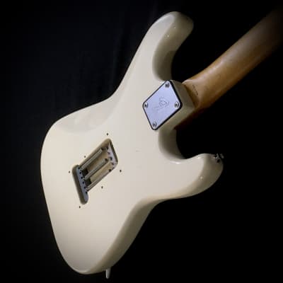 LEFTY! Vintage Fender MIJ ST67 Custom Contour Body Relic Strat Body Hendrix Blonde Guitar CBS Reverse HSC image 14