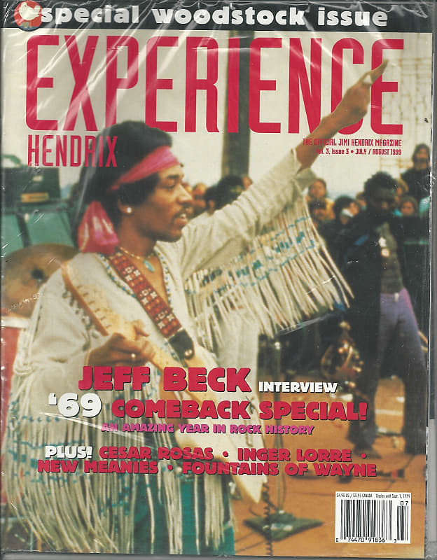 Jimi Hendrix-Magazine, August 1999 | Reverb