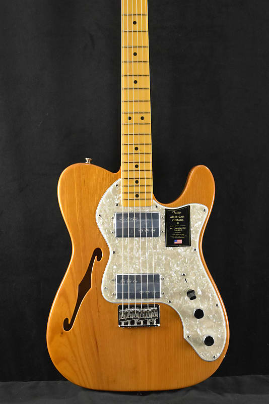 Fender American Vintage II 1972 Telecaster Thinline Aged Natural Maple  Fingerboard