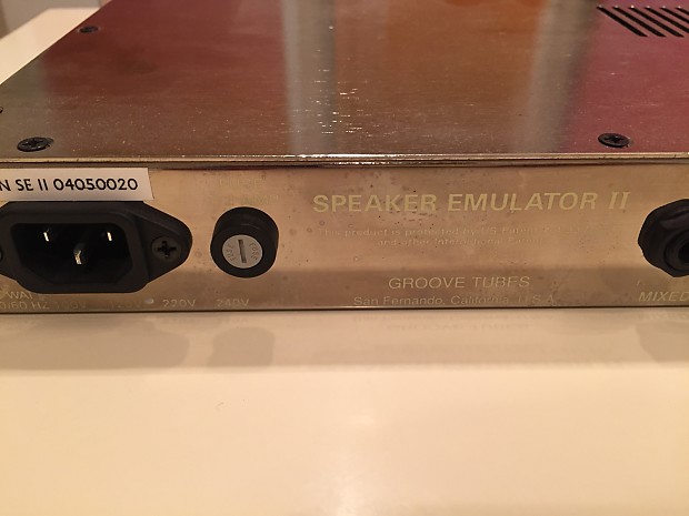 GROOVE TUBES SPEAKER EMULATORスピーカーケーブル付き