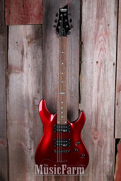 Schecter C 1 SGR Electric Guitar Solid Body Double Cut HH Metallic Red C1SGR