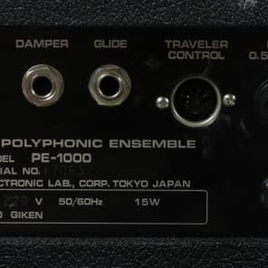 Korg PE-1000 Polyphonic Ensemble vintage synthesizer (serviced) image 13