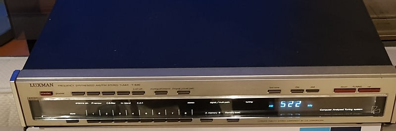 Luxman T 530 Mitte 1980er - Schwarz. Frisch gewartet  			