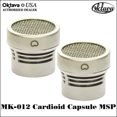 Oktava MK-012-02 MSP4 - Cardioid & Omni Matched Stereo Set - 2024 - Silver - New - Wood Jewelers Box image 2