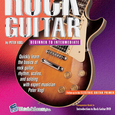 Beginning Rock Guitar Book CD Instruction Music Lessons Watch and Learn for sale