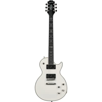 Epiphone Jerry Cantrell Les Paul Custom Prophecy Electric Guitar (with Case), Bone White image 2