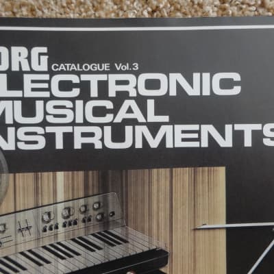 Korg Electronic Musical Instruments  Catalog / Volume 3 image 1