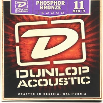 Dunlop DAP1152 Phosphor Bronze Acoustic String Bundle - 11-52 image 1