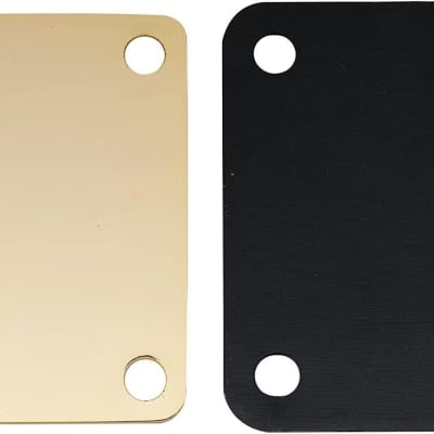 Musician Outfitters Guitar Neck Plate For Tele Strat Jaguar Bolt-on neck style (Gold) image 5
