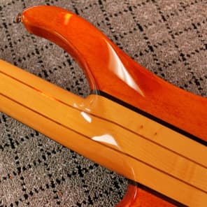 Dean Razor NT 5-String Bass with Quilted Top- Neck Thru | Reverb