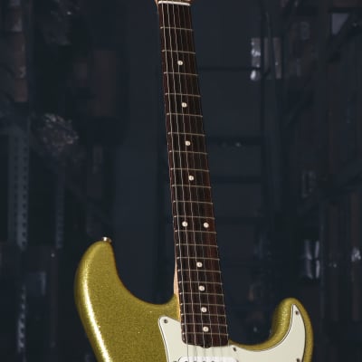Fender Custom Shop Dick Dale Signature Stratocaster NOS Electric Guitar Chartreuse Sparkle image 11