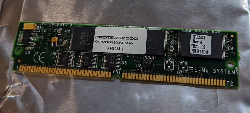 XROM 1 / XROM V2 / XLEAD sound set ROM card from EMU XK-6 | Reverb UK