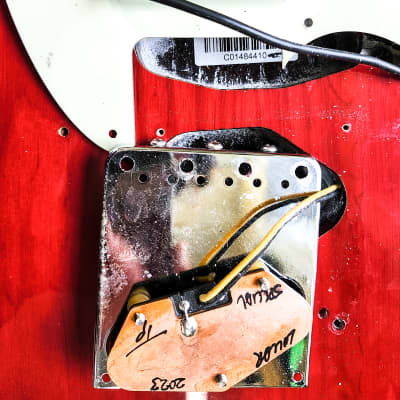 Fender American Professional Telecaster Crimson Red Transparent Electric Guitar w/Case image 13