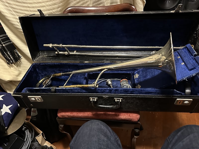 King 3b silver sonic. Trombone 60s Silver Reverb