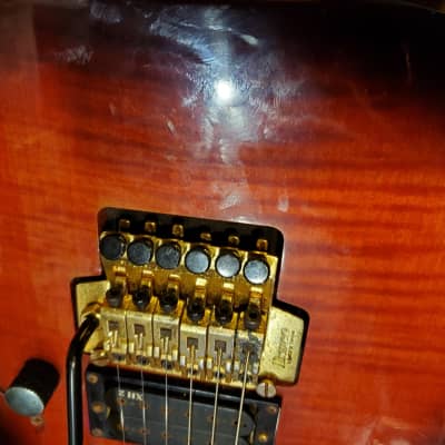 Ibanez EX370 FM 1992 Flame Maple With Hard Case image 22
