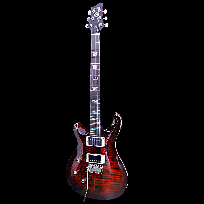 Wolf Guitars Australia Supernatural - Red Burst - Left | Reverb UK