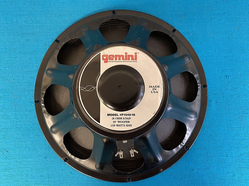 Top Vintage 15” Gemini 150Watt Woofer @8ohms