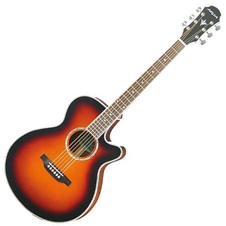 Aria FET Elite Electro Acoustic Guitar - Brown Sunburst image 1