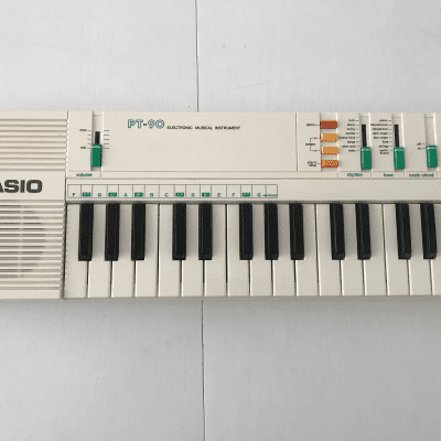 Casio PT-10☆ミニシンセサイザー☆ホワイト&レッド2点セット☆ Casio PT-10: Lo-fi nostalgia machine from 1987 + FREE SAMPLE