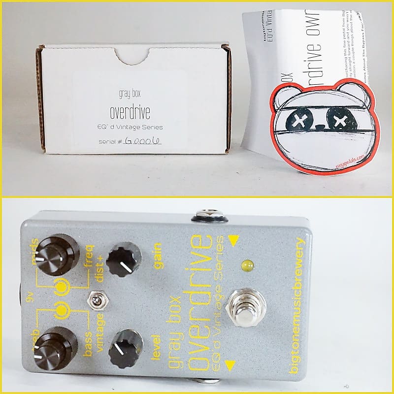 Big Tone Music Brewery Gray Box Overdrive Reverb
