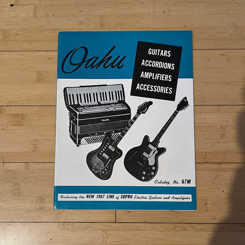 Supro (Oahu) Guitar & Amplifier Catalog 1967 Reverb