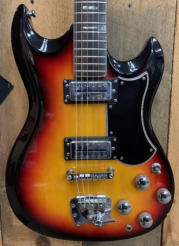 Univox Badazz 1971 3 Tone Sunburst | Reverb