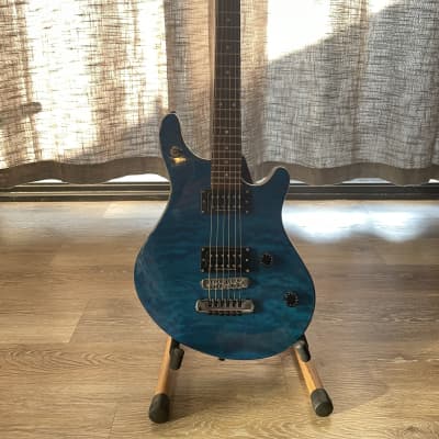 Washburn WM100 1998 Blue Quilted Maple image 3