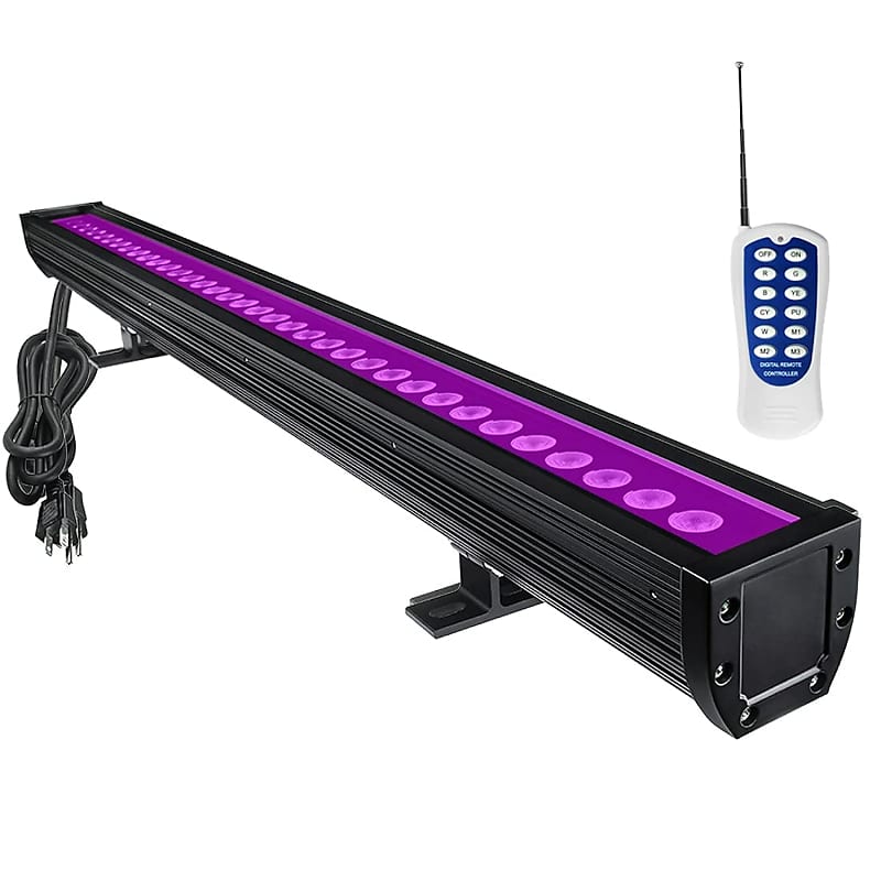 RF Remote RGB Color Changing LED Linear Wall Washer Lights