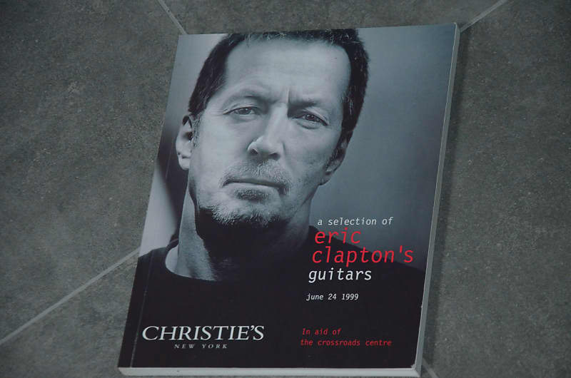 Eric Clapton 1999 original guitar auction catalog=Christies | Reverb