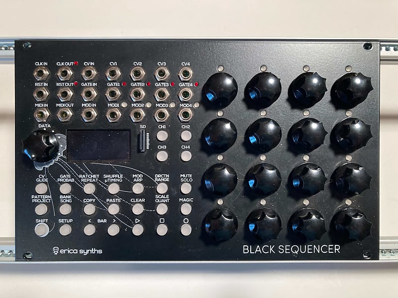 Erica Synths Black Sequencer Eurorack Module