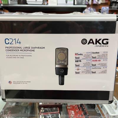 AKG C214 Large Diaphragm Cardioid Condenser Microphone image 1