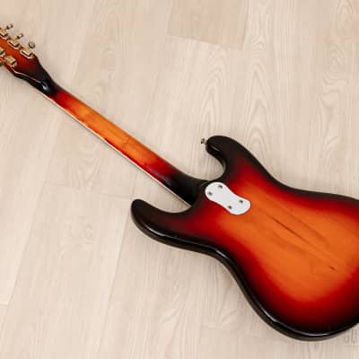 1991 Mosrite Ventures Model USA-Made "Built in Soul" Sunburst w/ Vibramute & Case, Semie Moseley image 13