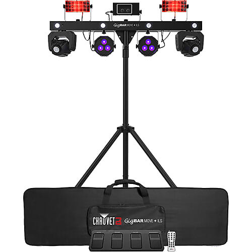 Chauvet GigBAR Move + ILS 5-in-1 Lighting System with Moving | Reverb