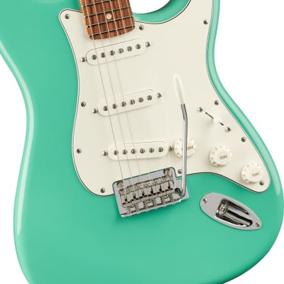 Fender Player Stratocaster Electric Guitar. Pau Ferro Fingerboard, Sea Foam Green image 4