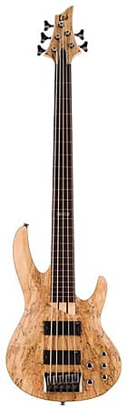 ESP LTD B205SM-FL Fretless 5 String Electric Bass Guitar Natural Satin image 1