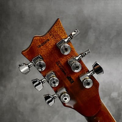 ESP Left Handed USA Custom Shop Eclipse 2022 Tiger Eye Sunburst Lefty Guitar image 8