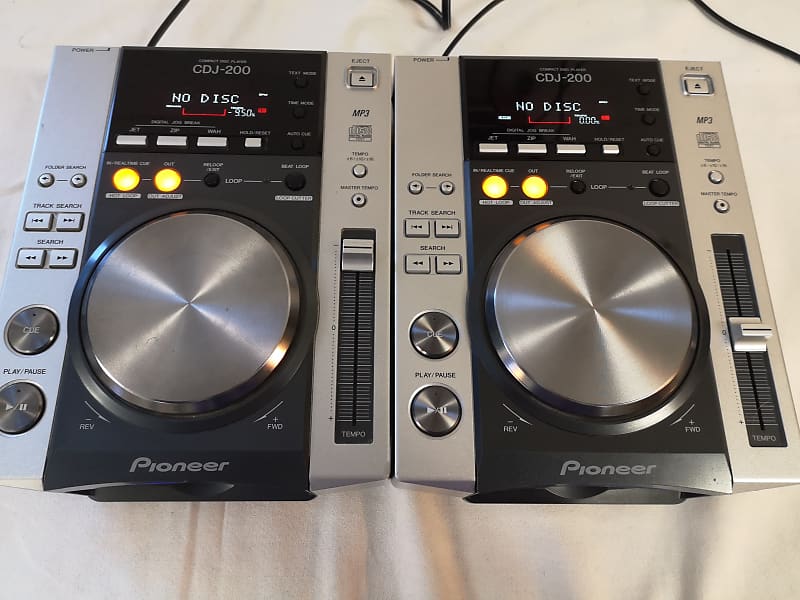 Pioneer DJ CDJ-200 Professional DJ Tabletop CD Player Controllers