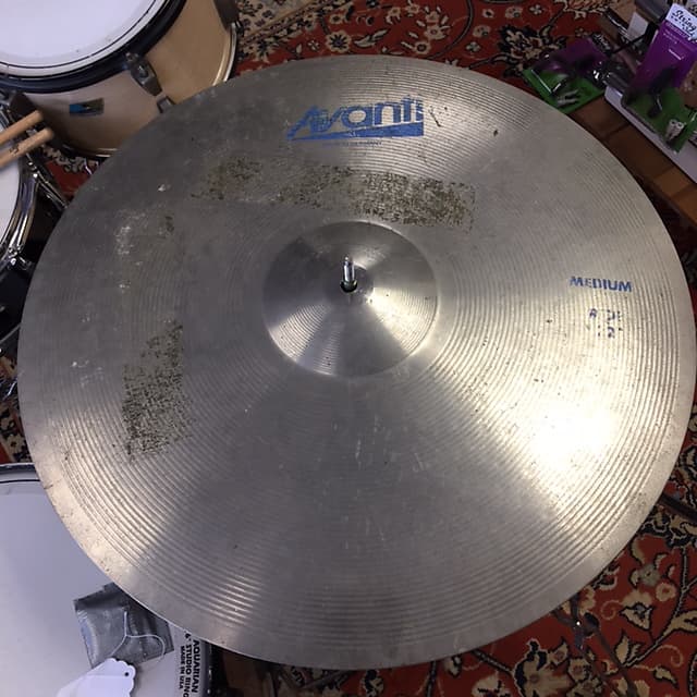 Avanti 22" Medium Ride Cymbal Vintage Made in Germany Reverb Canada