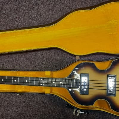 Kingston Viola Beatle Bass Vintage 60's w/original soft shell case ***FREE SHIPPING*** image 20