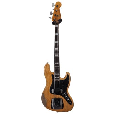 Fender Custom Shop Limited Edition Custom Jazz Bass Heavy Relic, Aged Natural image 2
