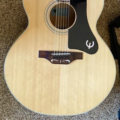 Epiphone FT-570BL SHERATON 1970's - Natural Blonde Jumbo Acoustic - Big Sound - Easy Player for sale